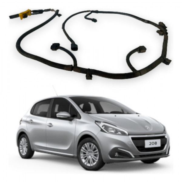 Chicote Sensor Ré Traseiro Peugeot 208 2014