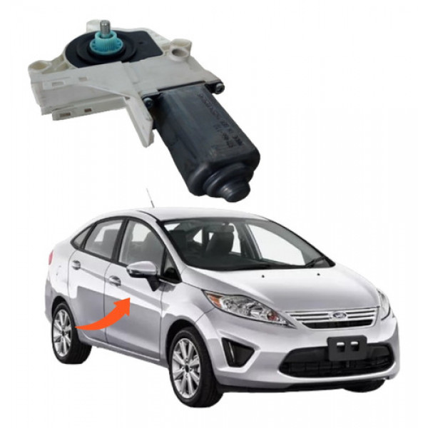Máquina De Vidro Dianteira Direita New Fiesta 2017
