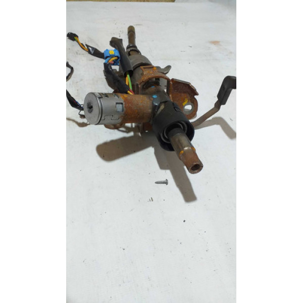 Coluna Barra Direção Com Cilindro De Chave Peugeot 206