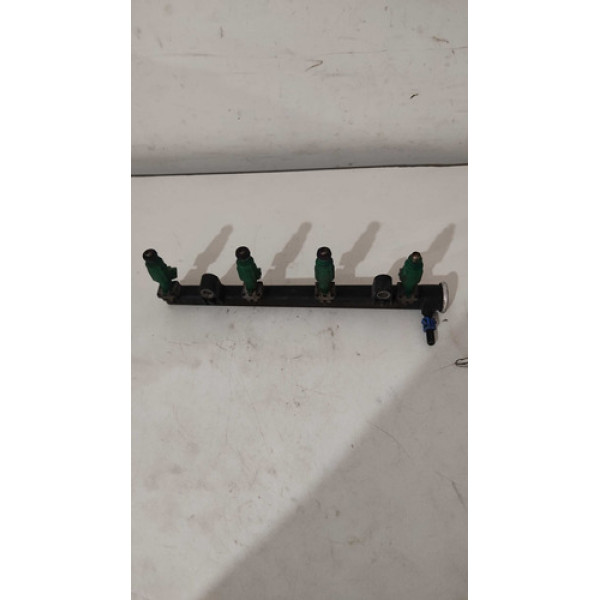 Flauta E Bico Injetor Gm Meriva 1.8 2005 Flex