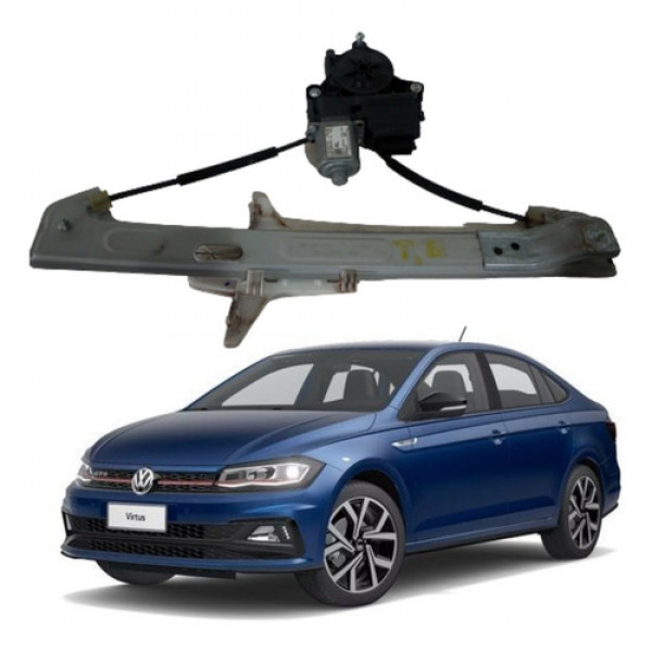 Máquina De Vidro Traseira Esquerda Polo/virtus 2019