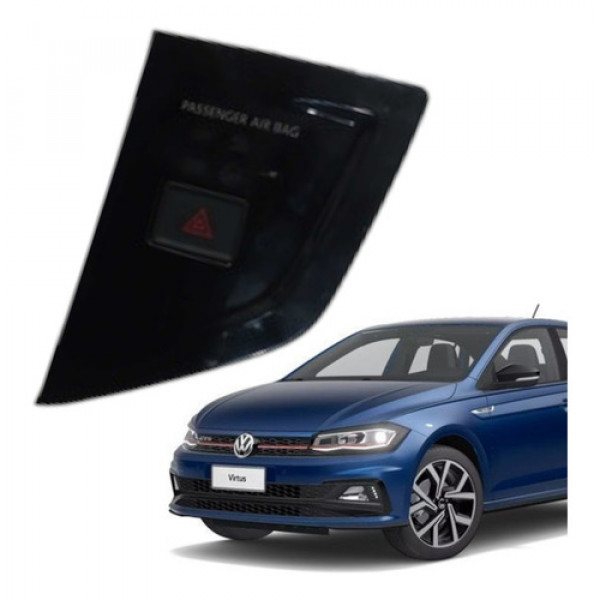 Botão Alerta Black Volkswagen Virtus 1.0 200 Tsi 2019
