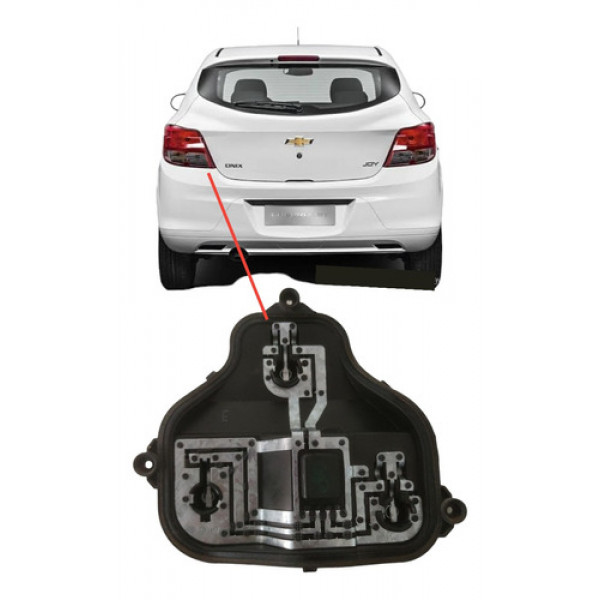 Circuito Lanterna Traseira Esquerda Gm Onix 2019