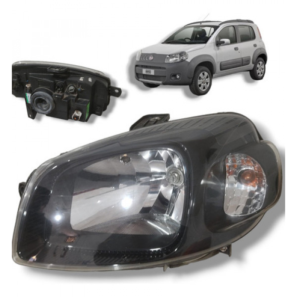 Farol Dianteiro Esquerdo Uno Vivace 2014