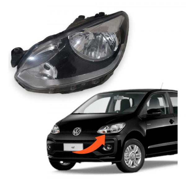Farol Esquerdo Vw Up  2015