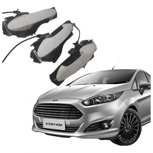 Conjunto Maçaneta Externa Ford New Fiesta 1.6 2017
