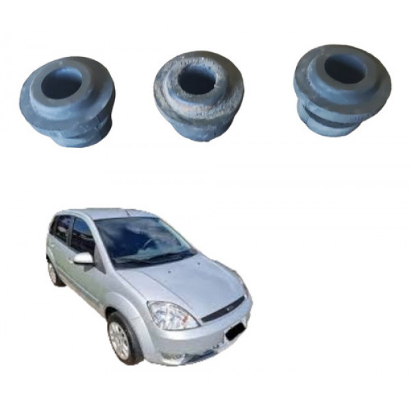 3 Coxim Superior Radiador Ford Fiesta 2008
