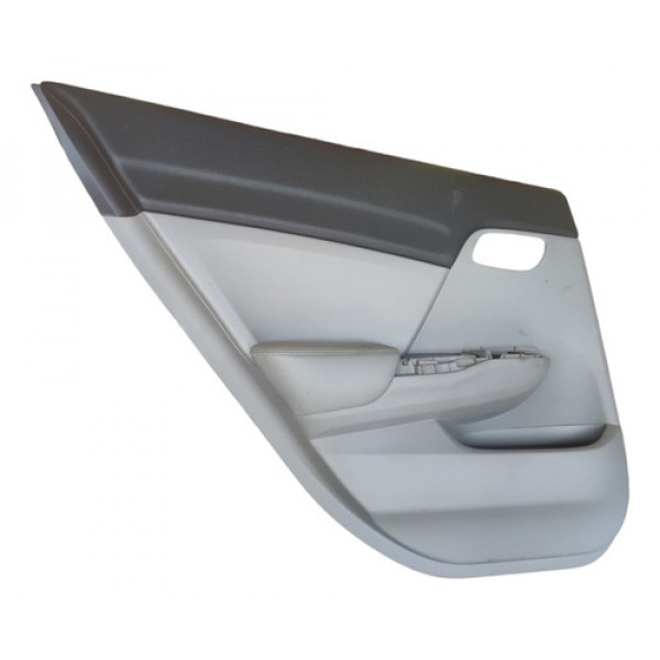 Forro De Porta Traseiro Esquerdo Honda Civic 2.0 Lxr 2013