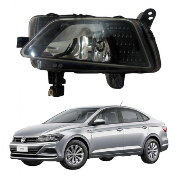 Farol De Milha Esquerdo Volkswagem Virtus 2019