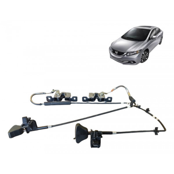 Par Fechadura Banco Traseiro Honda Civic 2012