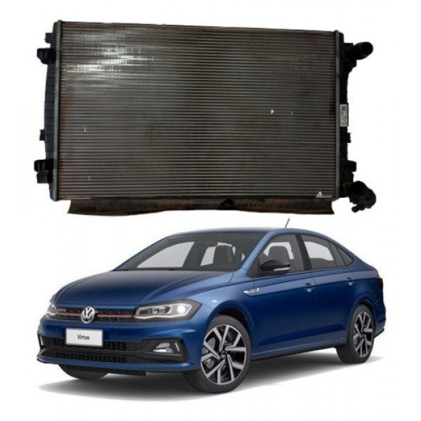 Radiador De Água Volkswagen Virtus 1.0 200 Tsi 2019