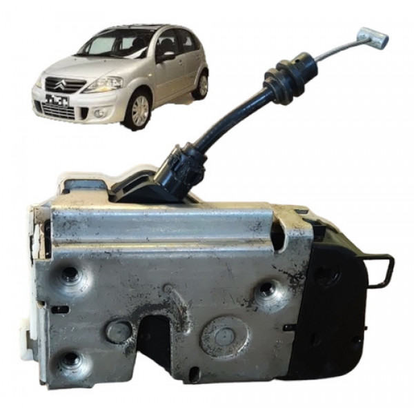 Fechadura Porta Traseira Esquerda Citroen C3 2007