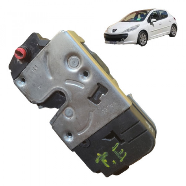 Fechadura Elétrica Porta Traseira Esquerda Peugeot 207 2010