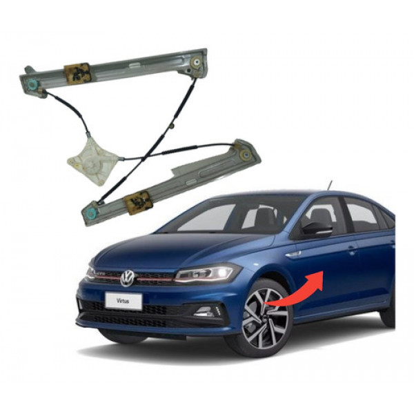 Máquina De Vidro Volkswagen Polo/virtus 2018/2019