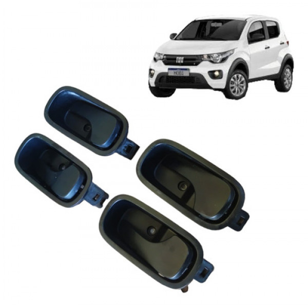 Jogo De Maçaneta Interna 4 Portas Fiat Mobi 1.0 2019