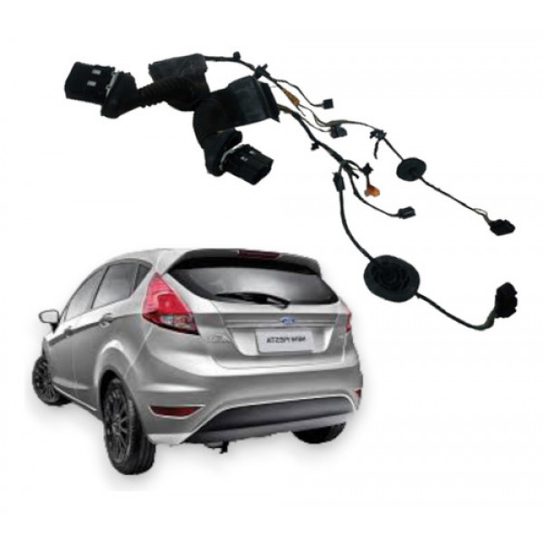 Par Chicote Porta Traseira New Fiesta 2017
