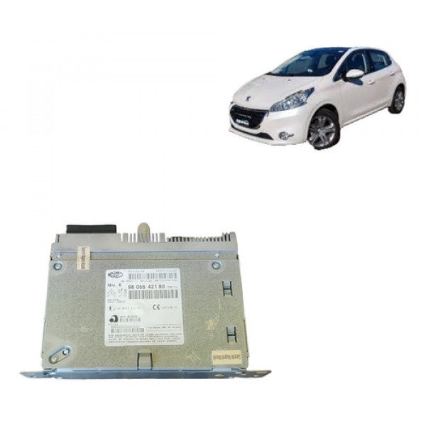 Rádio Peugeot 208 Griffe 2014 9805542180 Tem Que Reprogramar