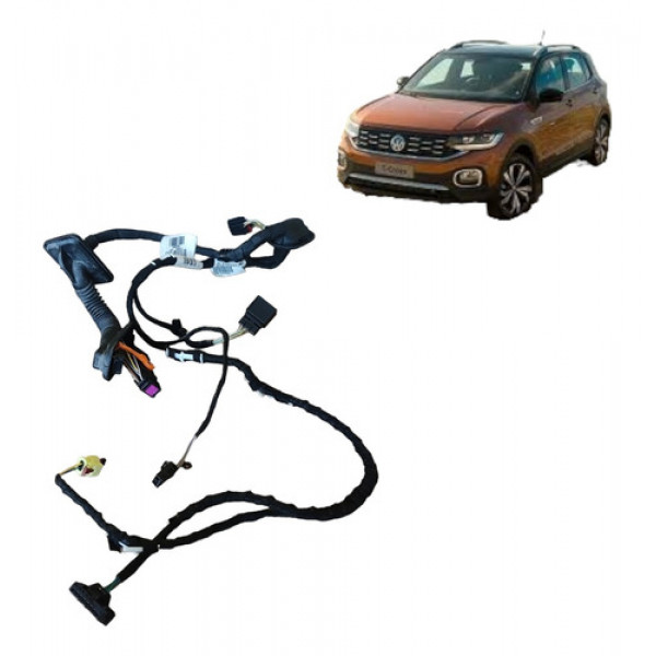 Chicote Porta Dianteira Direita Volkswagen T-cross 2020