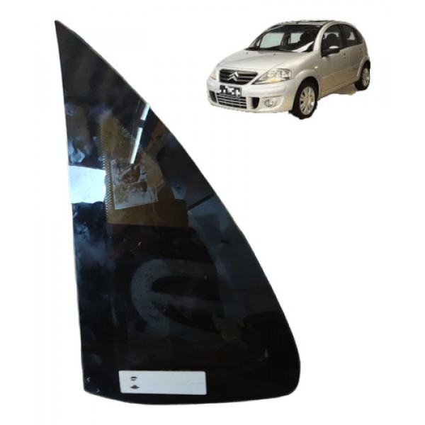 Vidro Fixo Traseiro Esquerdo Citroen C3 2007