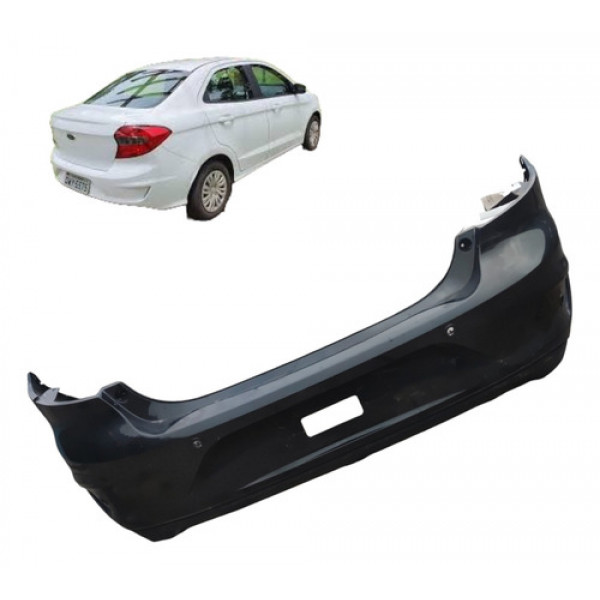 Parachoque Traseiro Ford Ka Sedan 2019 Com Furo De Sensor