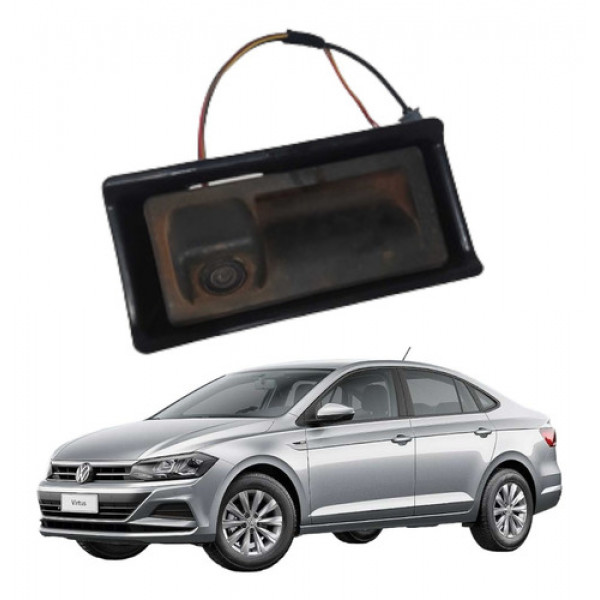 Câmera De Ré Volkwagen Virtus Tsi 2018/2020