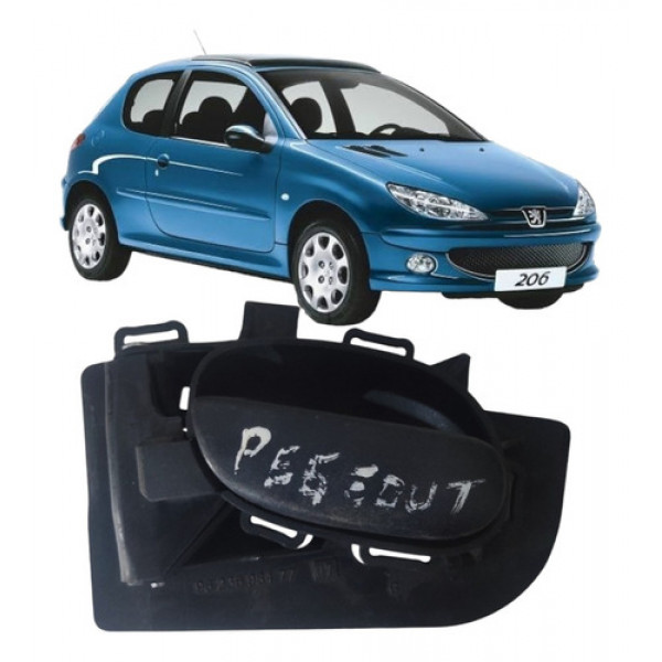 Maçaneta Interna Porta Lado Esquerdo Peugeot 206