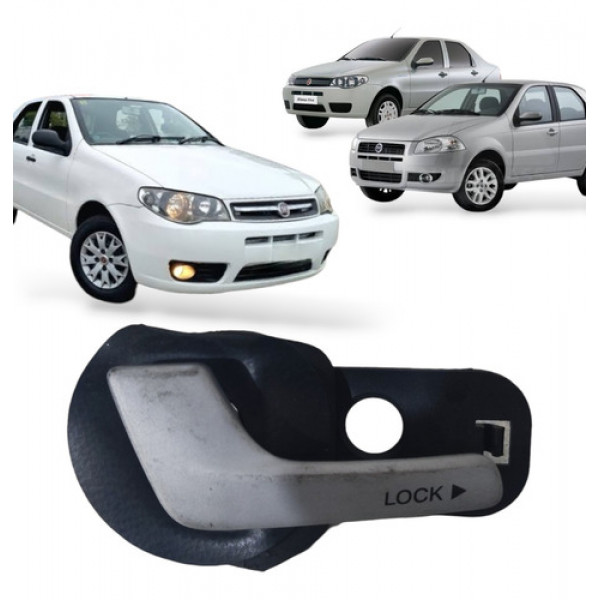 Maçaneta Interna Esquerda Fiat 2004/2016 Siena Palio