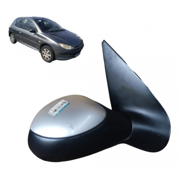 Retrovisor Lado Direito Peugeot 206  2 Porta 2008