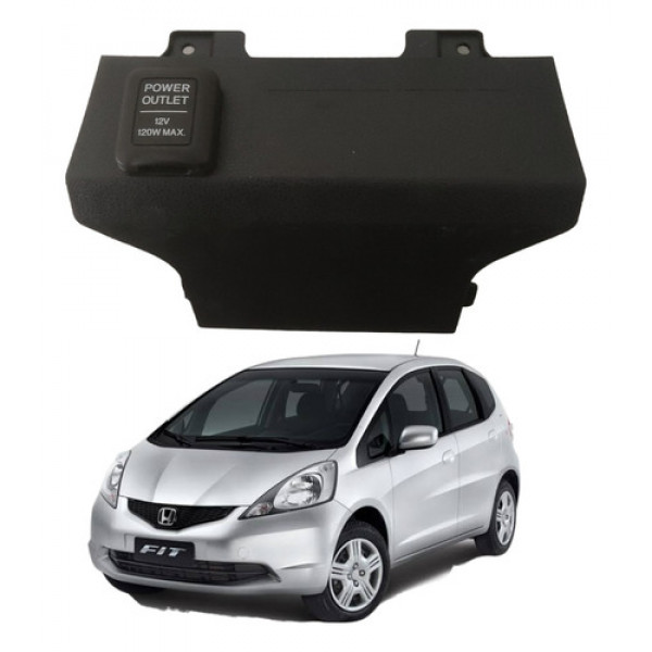 Moldura Tomada Acendedor Honda Fit 77295tj0 2013/2014 Usado