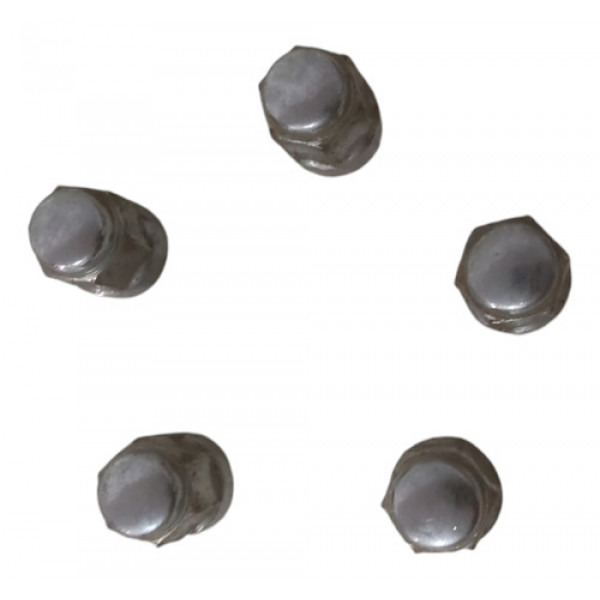 Kit 5 Porcas De Roda Liga Leve Honda Civic Lxr 13/14 2.0