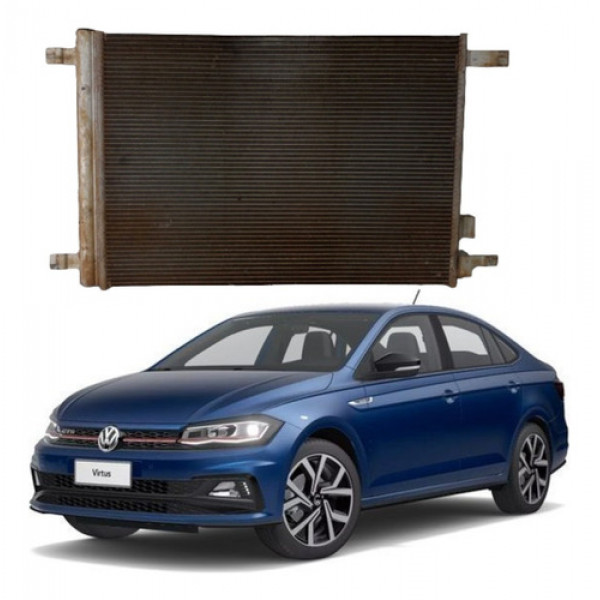 Condensador De Ar Volkswagem Virtus 1.0 Tsi 2019
