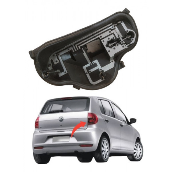 Circuito Lanterna Traseira Direita Vw Fox 2013 Usada