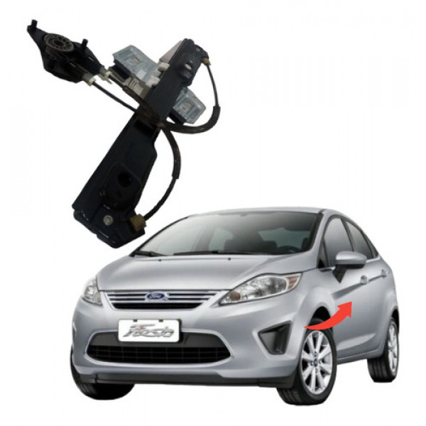 Máquina De Vidro D/e New Fiesta 1.6 Power Shift 2017