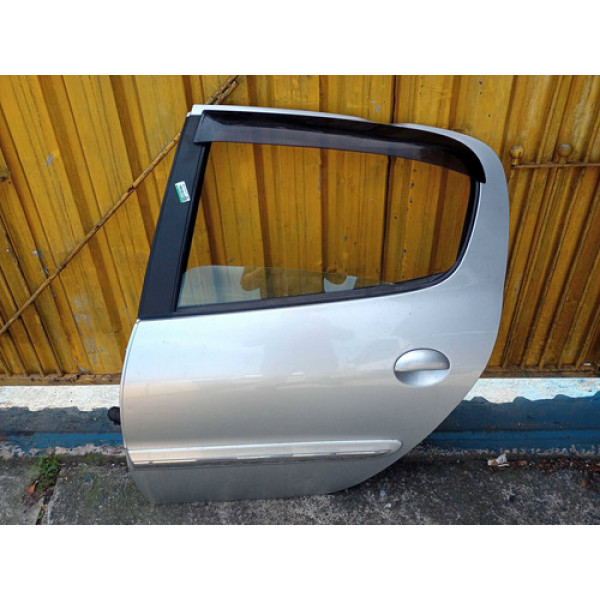 Porta Traseira Esquerda Peugeot 207 1.4 2012 Com Detalhe