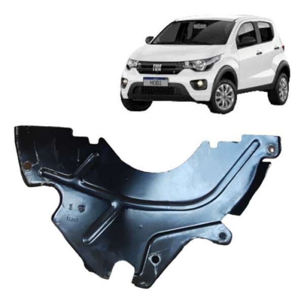 Chapa Protetora Meia Lua Câmbio Fiat Mobi 1.0 4cc 2019