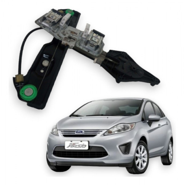 Máquina De Vidro Traseiro L/d New Fiesta 1.6 2017