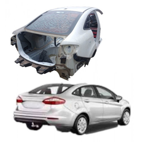 Traseira C/teto New Fiesta Sedan 1.6 2017