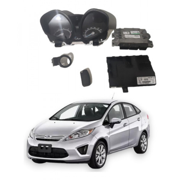 Kit Módulo De Injeção New Fiesta Sel 1.6 2017